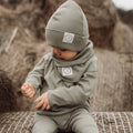 Organic Rib Scarf khaki