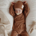 Organic Rib Sweatshirt Walnut