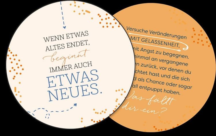 Impulskarten Eine Runde Gelassenheit, Blush Couture