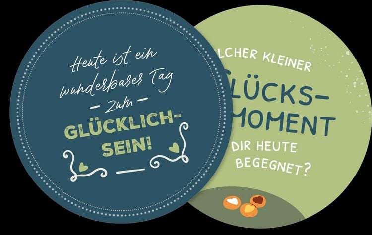 Impulskarten Eine Runde Glücksmomente, Blush Couture