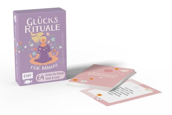 Kartenbox: Glücksrituale für Mamas Finde Ruhe und Gelassenheit im Familienalltag