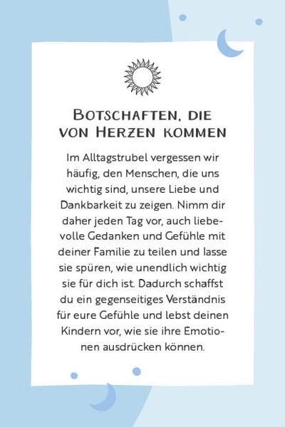 Kartenbox: Glücksrituale für Mamas Finde Ruhe und Gelassenheit im Familienalltag