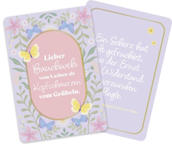 Kartenset Gute Laune Mantras