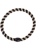 KKNEKKI Slim Black-beige glitter stripe