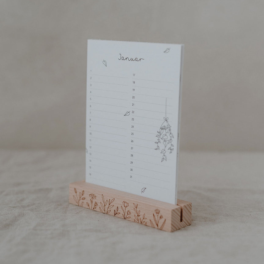 Tischkalender Geburtstag Blumenmädchen