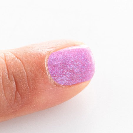 Kindernagellack Violett Glitter