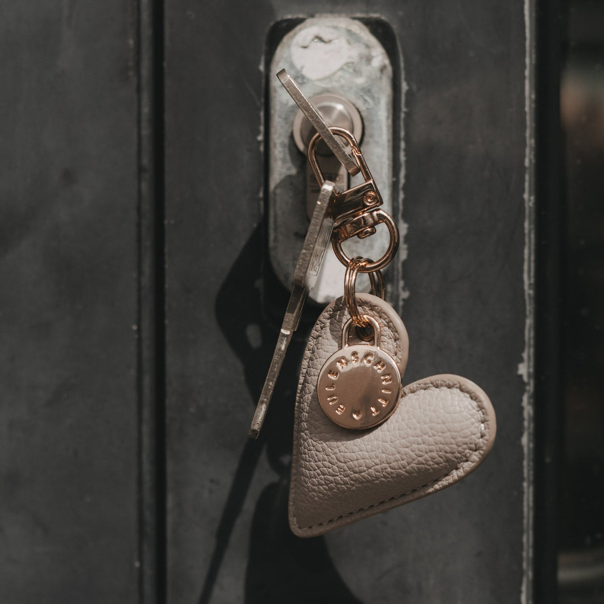 Schlüsselanhänger Herz grau, Blush Couture