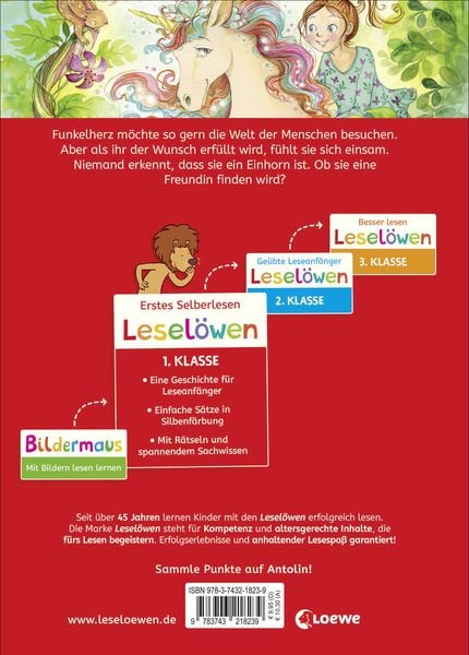 Eine Freundin für das kleine Einhorn