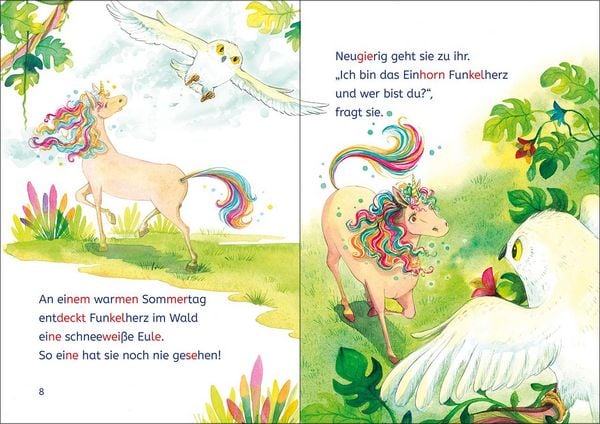 Eine Freundin für das kleine Einhorn