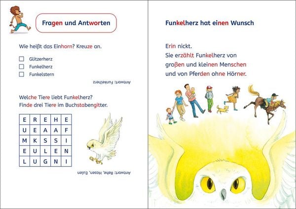 Eine Freundin für das kleine Einhorn
