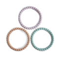 Pearl Teether Bracelets Lilac/Cyan/Soft Peach