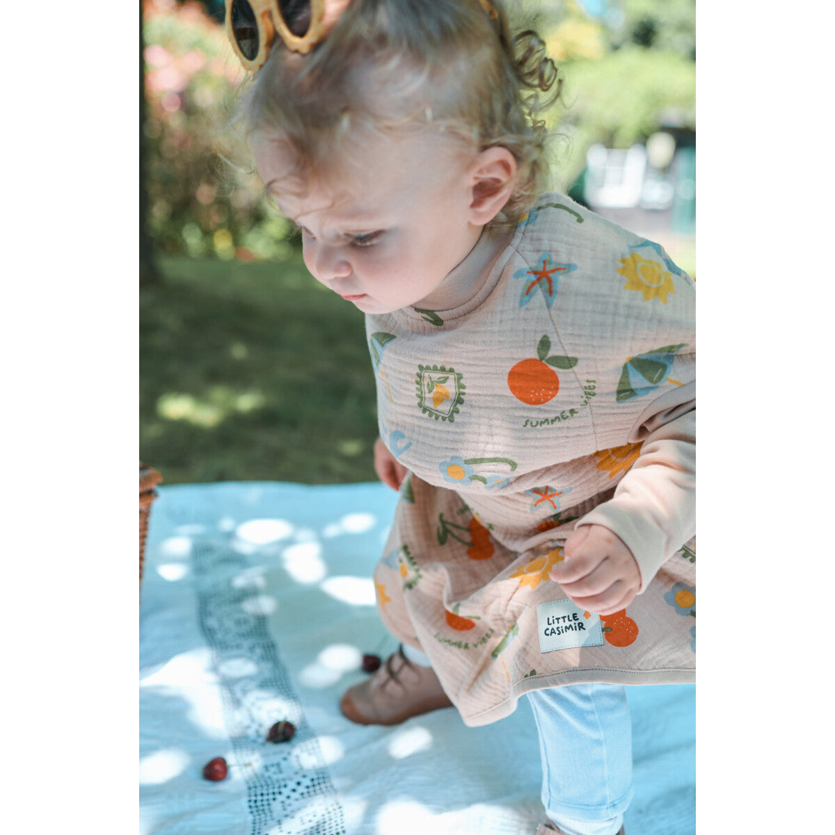 Musselin-Lätzchen Boo Breeze Sunshine Gardens, Blush Couture