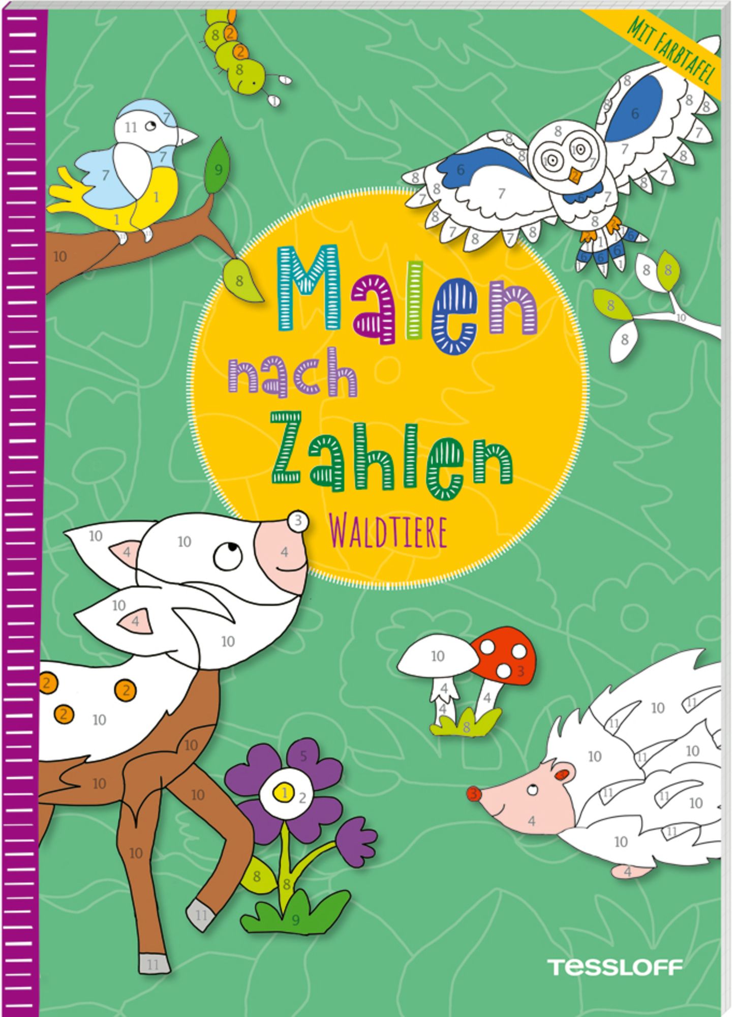 Malen nach Zahlen Waldtiere