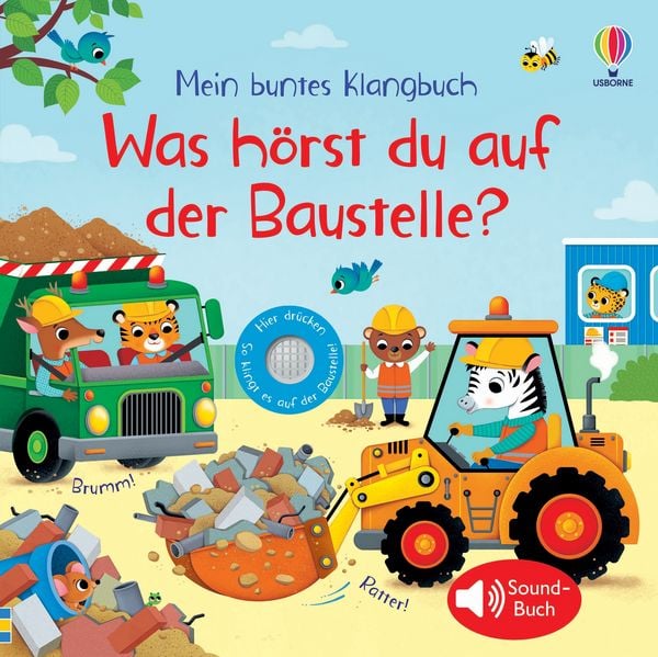 Mein buntes Klangbuch: Was hörst du auf der Baustelle?
