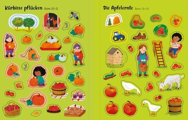 Mein erstes Stickerbuch: Bunter Herbst