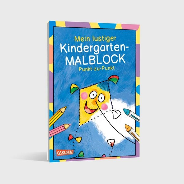 Kindergarten-Malblock Punkt-zu-Punkt