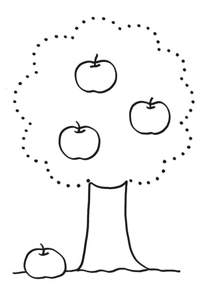 Kindergarten-Malblock Punkt-zu-Punkt