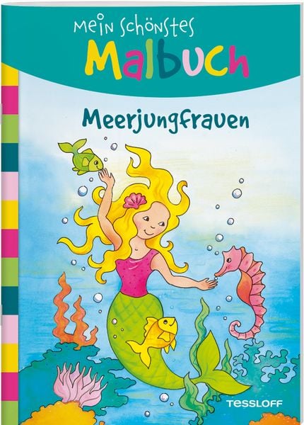 Mein schönstes Malbuch Meerjungfrauen