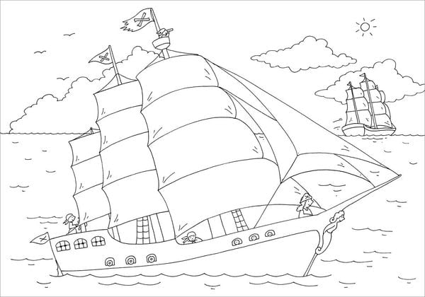 Mein schönstes Malbuch Piraten