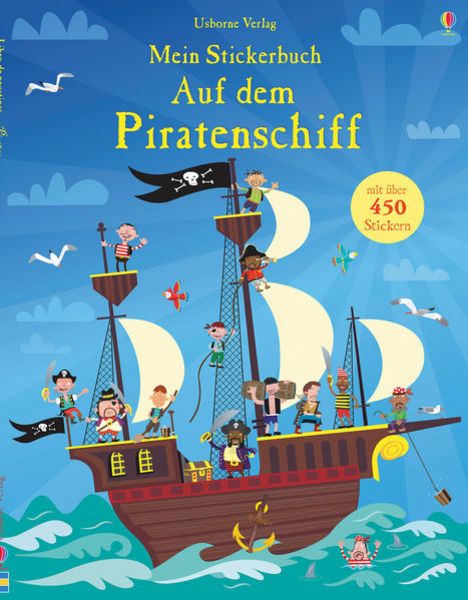 Stickerbuch - Auf dem Piratenschiff