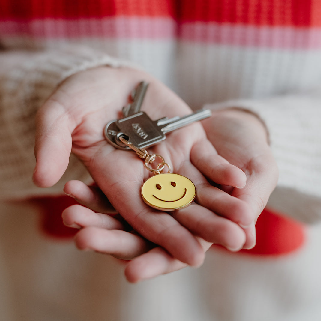 Schlüsselanhänger Smiley