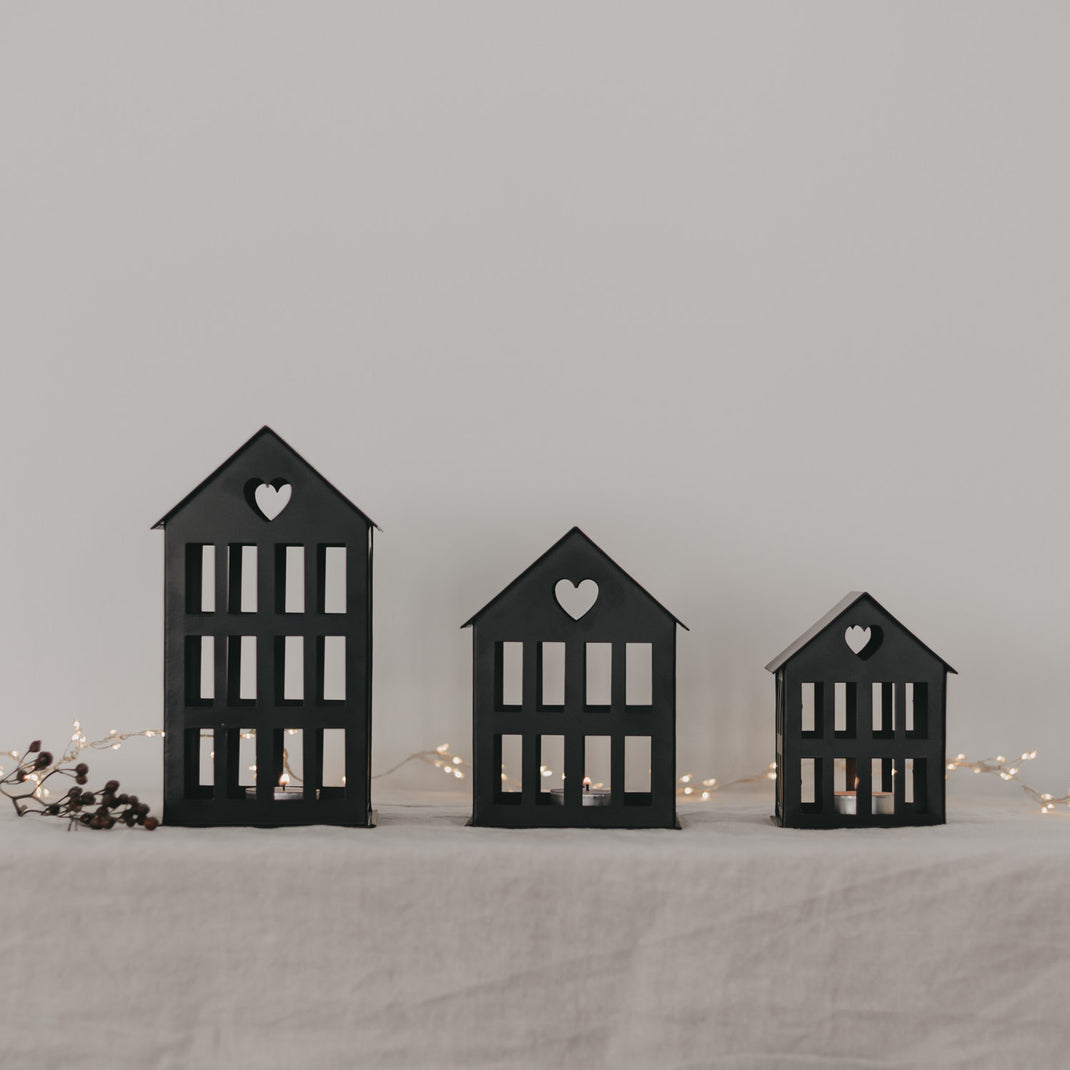 Metallhaus mini Schwarz