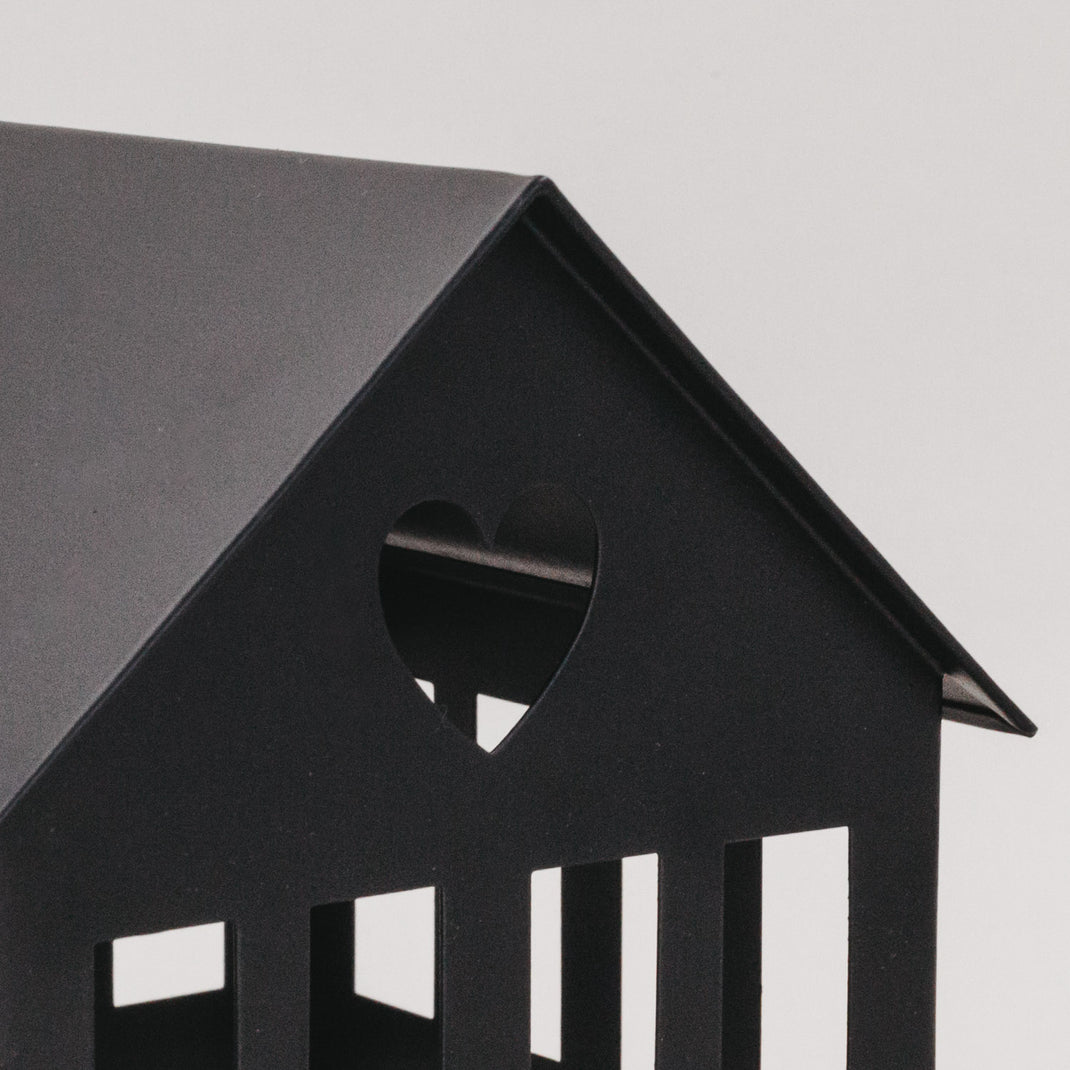 Metallhaus klein Schwarz