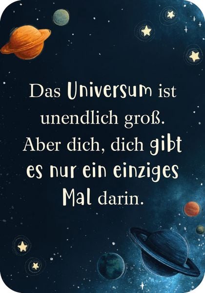 Mutmachkarten für einen wundervollen Jungen wie dich