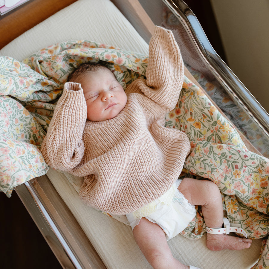 Chunky Knit Sweater Blush