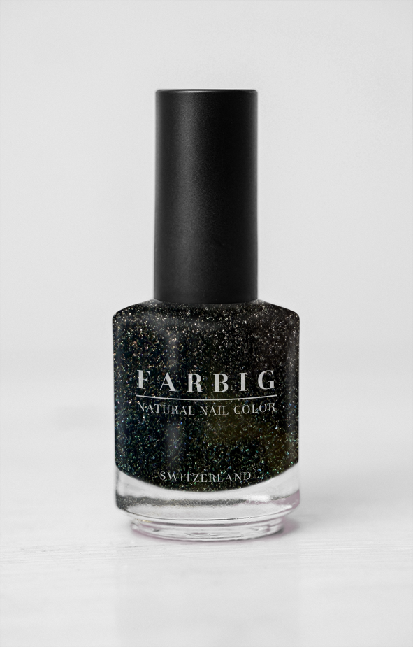 Nagellack Noelle Night mit Sternenglitzer, Blush Couture