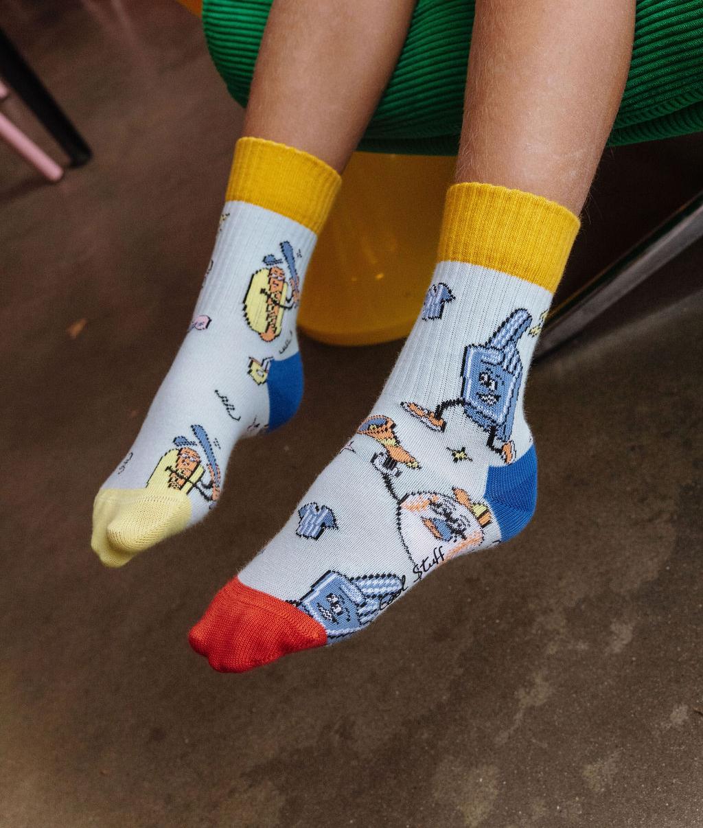 Socken 4er-Pack Game On aus Bio-Baumwolle, Ansicht 5, Blush Couture