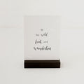 Spruchkarte Wild & Frech