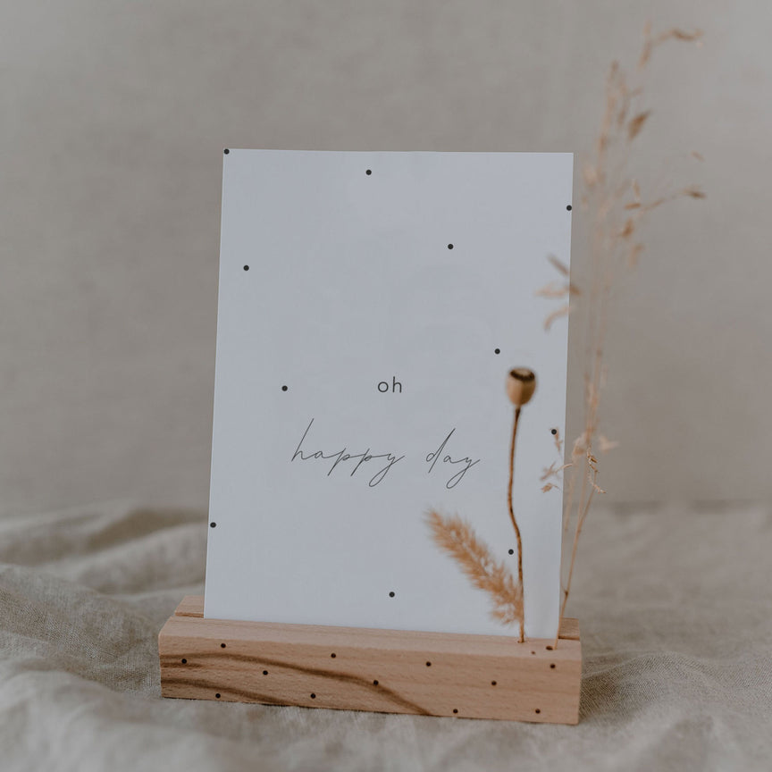 Spruchkarte Happy Day
