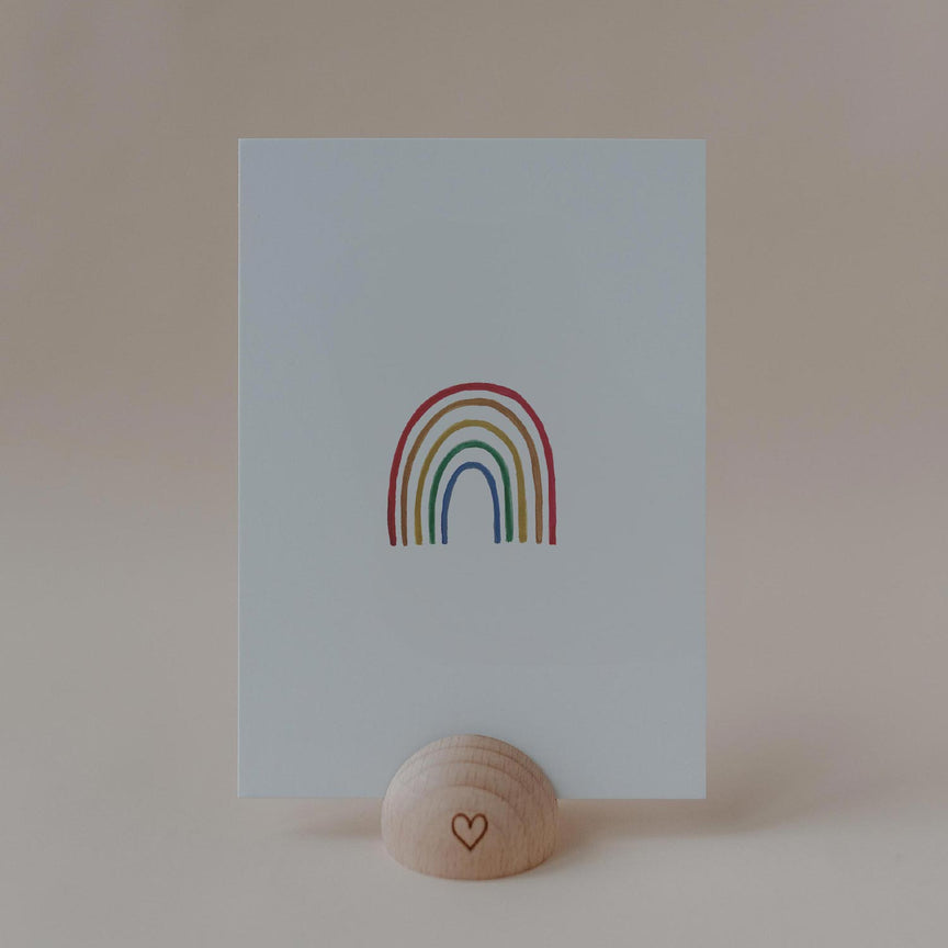 Aquarellkarte Rainbow