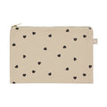 Kosmetiktasche Lili gross Herz sand