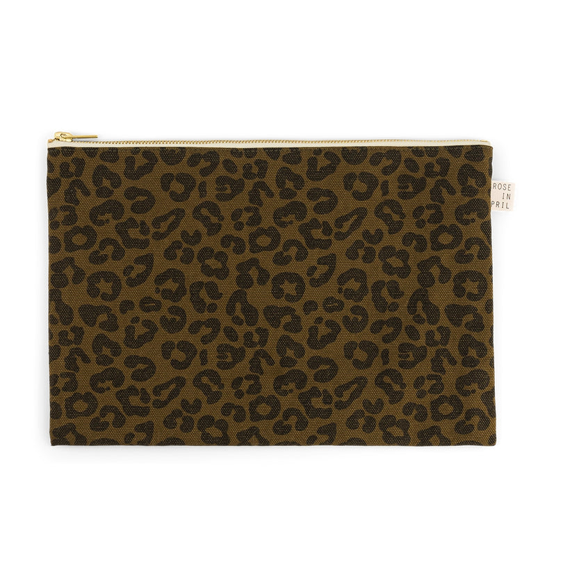 Kosmetiktasche Lili gross Leo olive