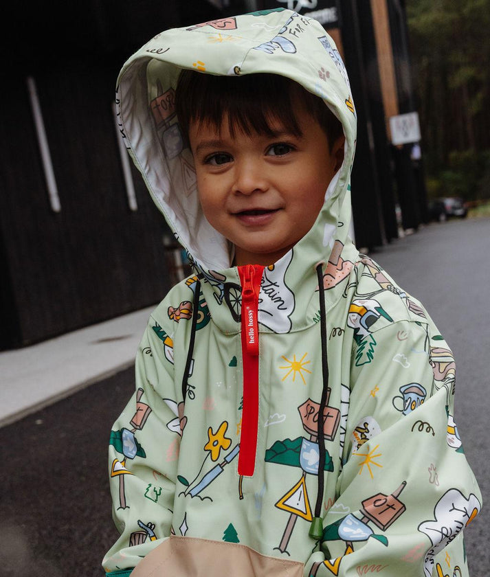 Regenponcho Mountain Ride