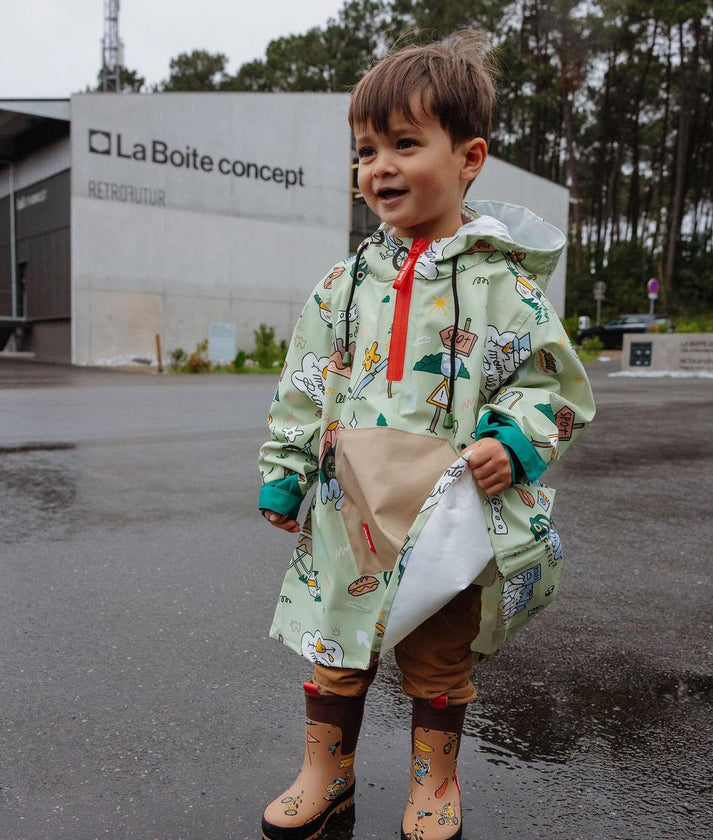 Regenponcho Mountain Ride