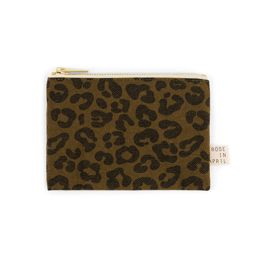 Kosmetiktasche Marie klein Leo olive