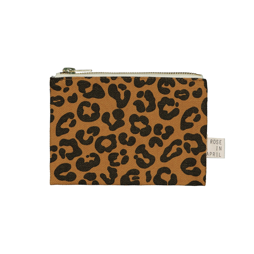 Kosmetiktasche Marie klein Leo caramel