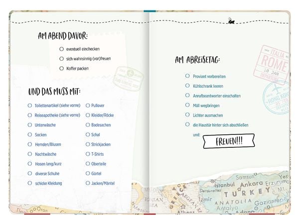 Reisetagebuch (Weltkarte)