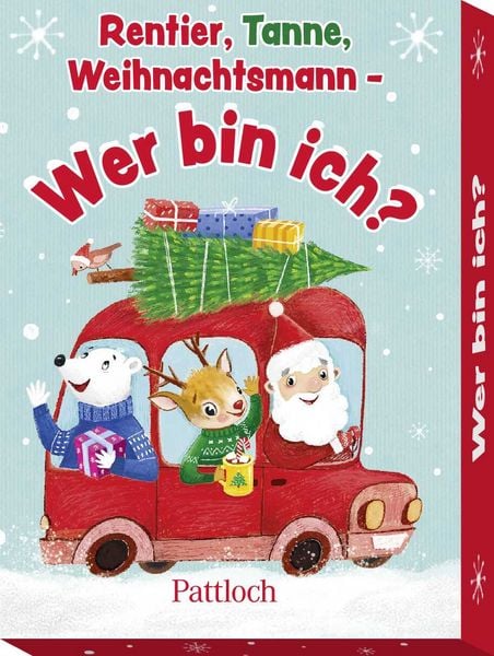 Rentier, Tanne, Weihnachtsmann- Wer bin ich?