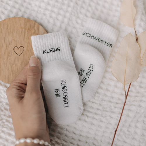 Babysocken Kleine Schwester