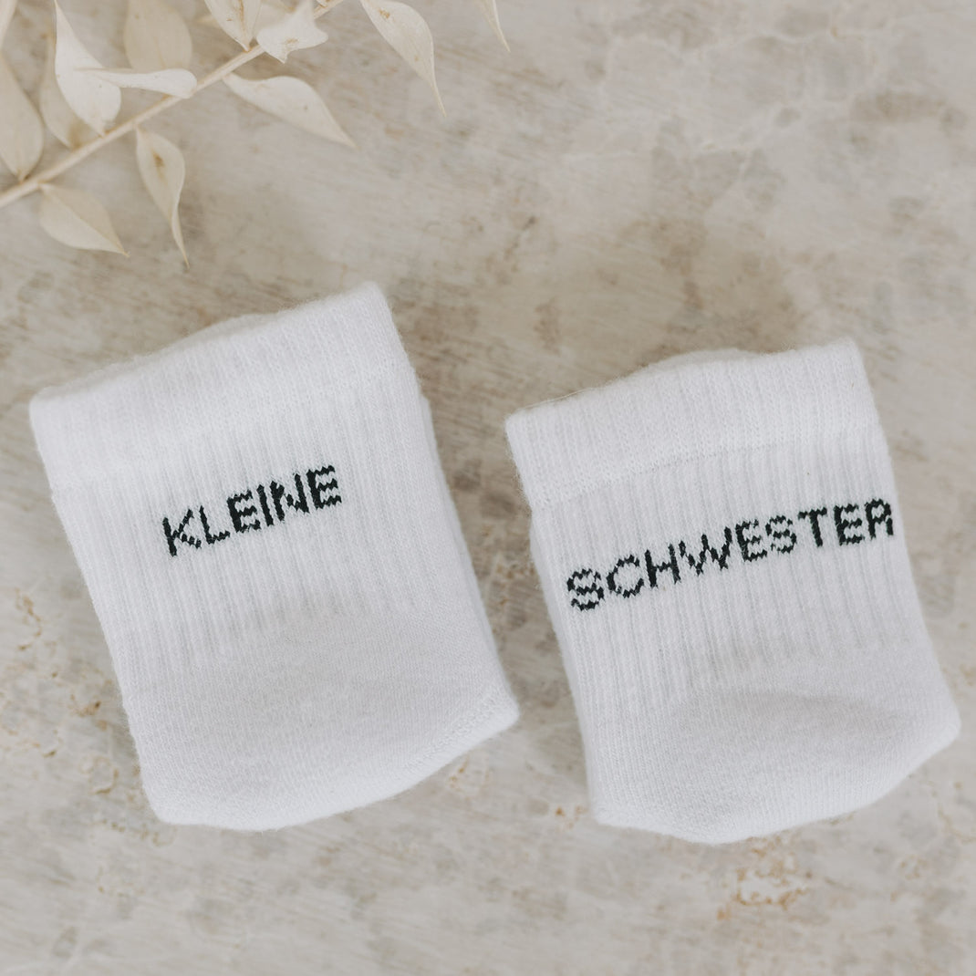 Babysocken Kleine Schwester