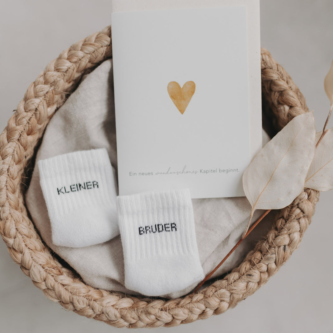 Babysocken Kleiner Bruder