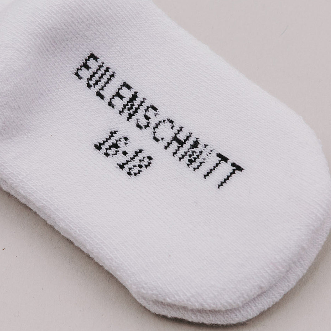 Babysocken Herz Schwarz
