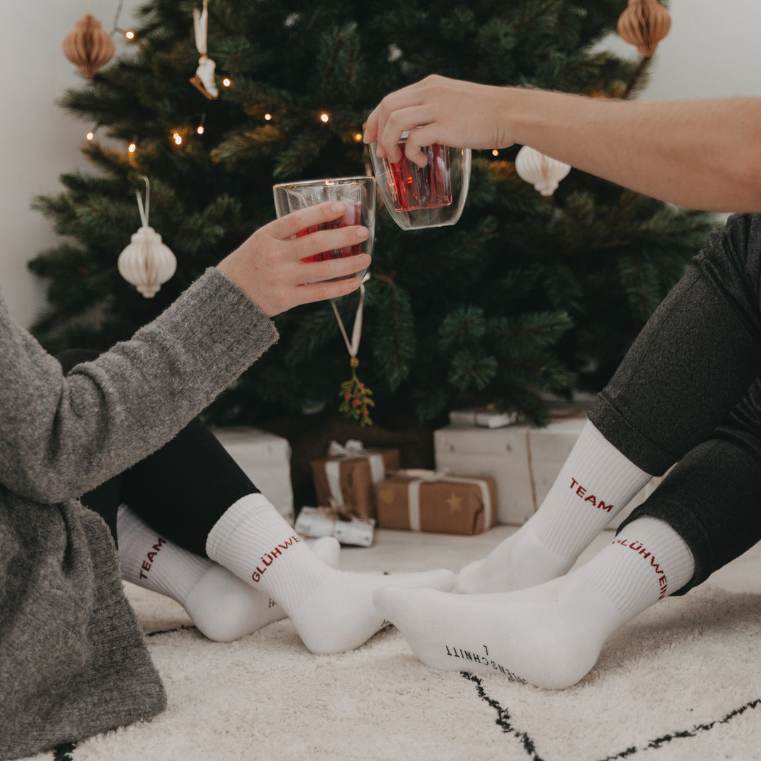 Socken Team Glühwein
