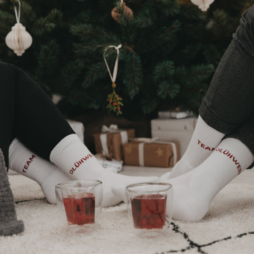 Socken Team Glühwein