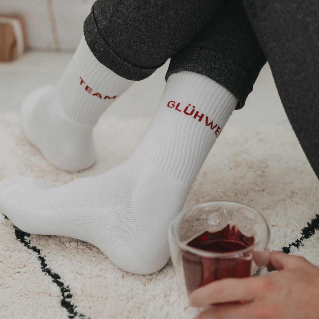 Socken Team Glühwein