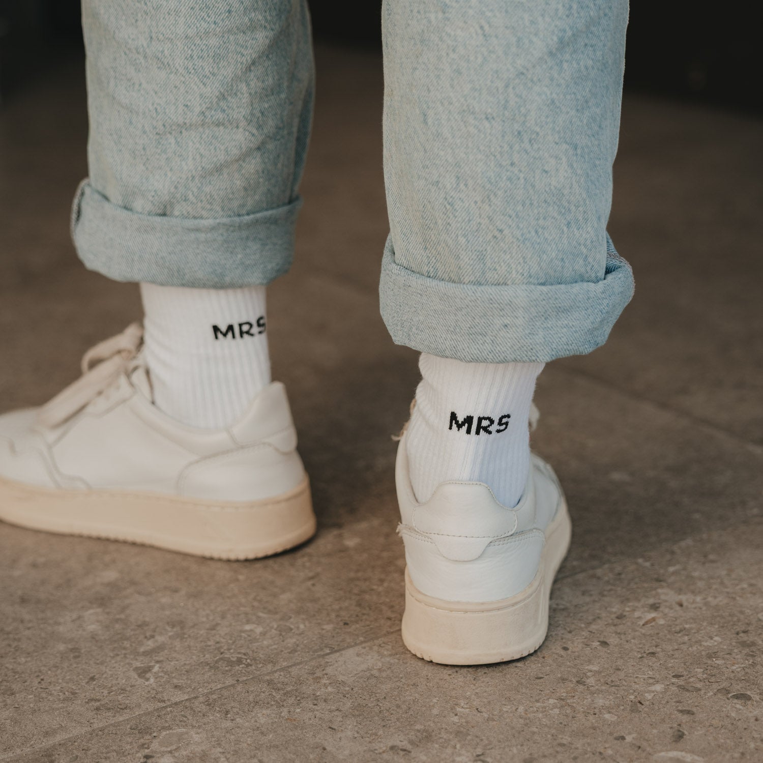 Socken Mrs Weiss aus Baumwolle, Blush Couture